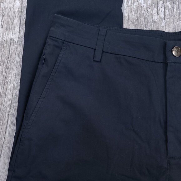 Bird Dogs Pants Mens 32x32 Black 5 Pocket Tech Flex Chino Work Stretch - Picture 5 of 8